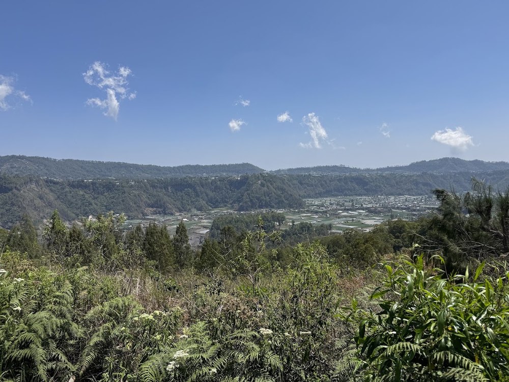A sweeping valley view near Kintamani, Bali